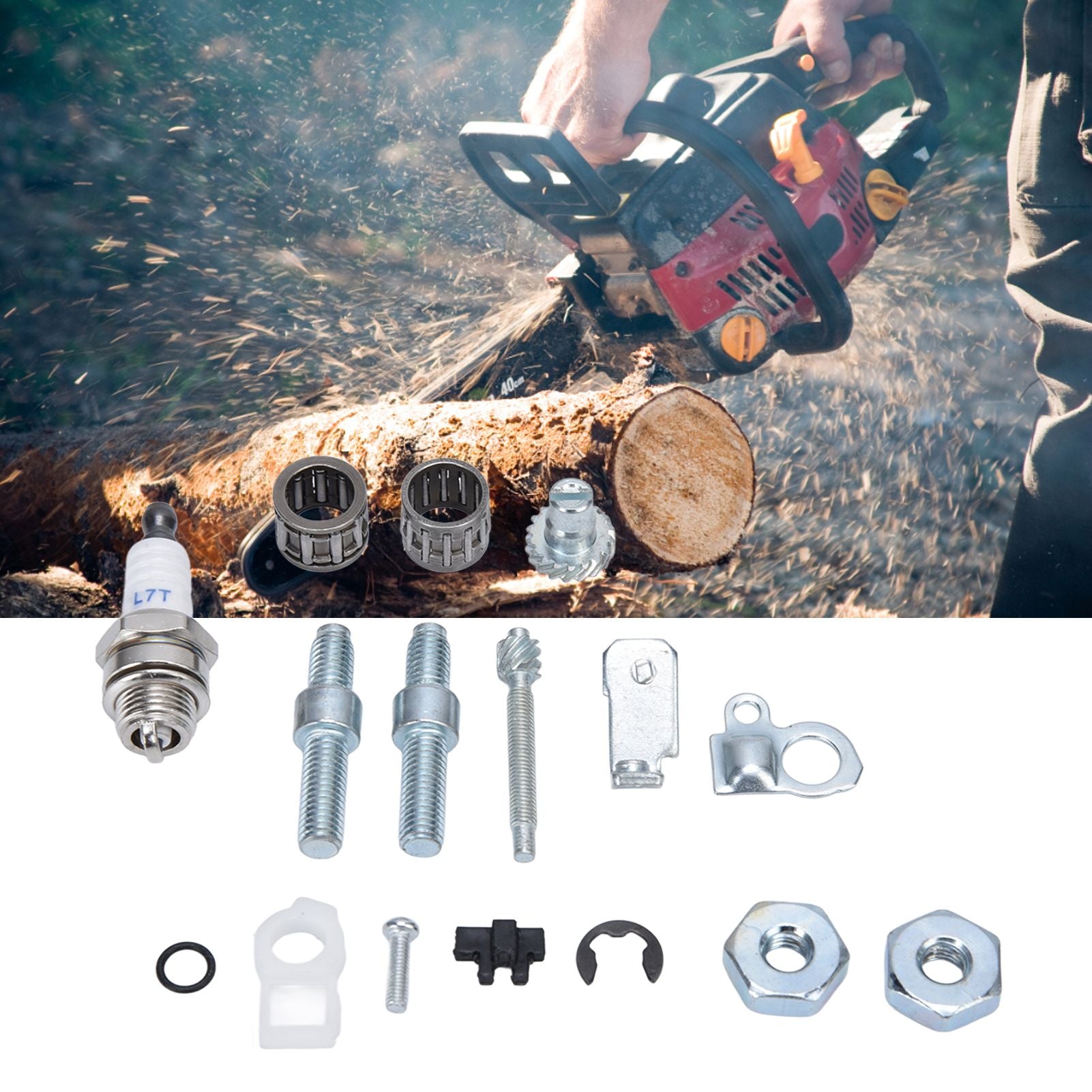 Chain Adjuster Tensioner Adjuster Bar Studs Kit — view 12