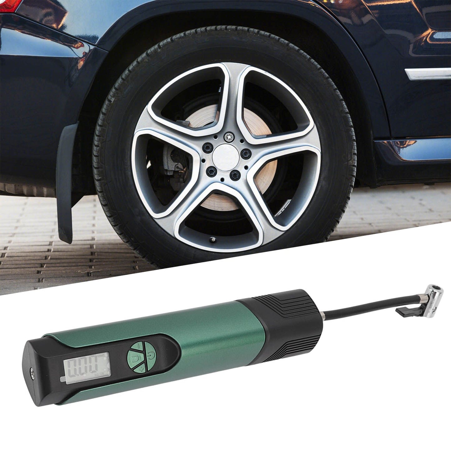 Electric Digital Tyre Inflator Four Preset Inflation — view 12