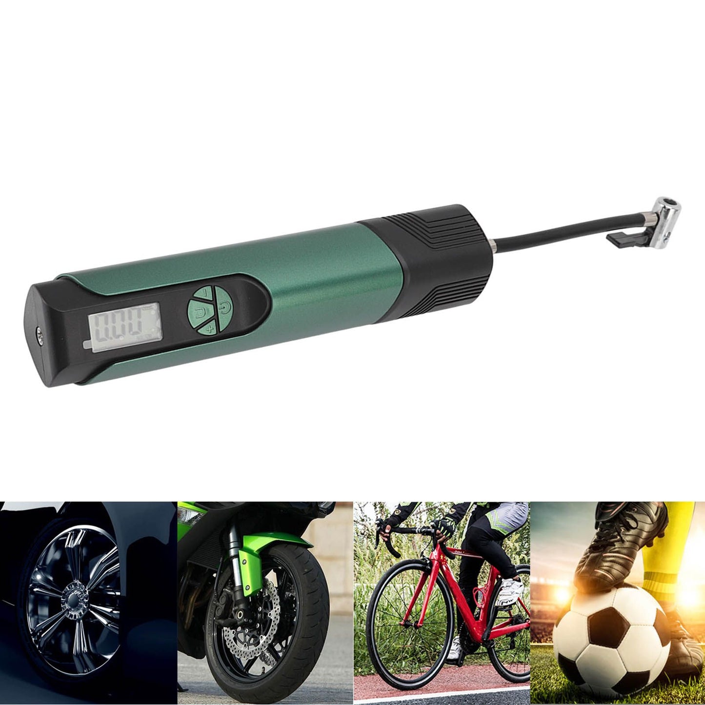 Electric Digital Tyre Inflator Four Preset Inflation — view 13