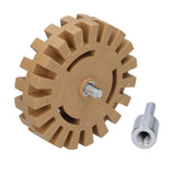 Rubber Eraser Wheel Adhesive Pinstripe Removal Tool — view 3