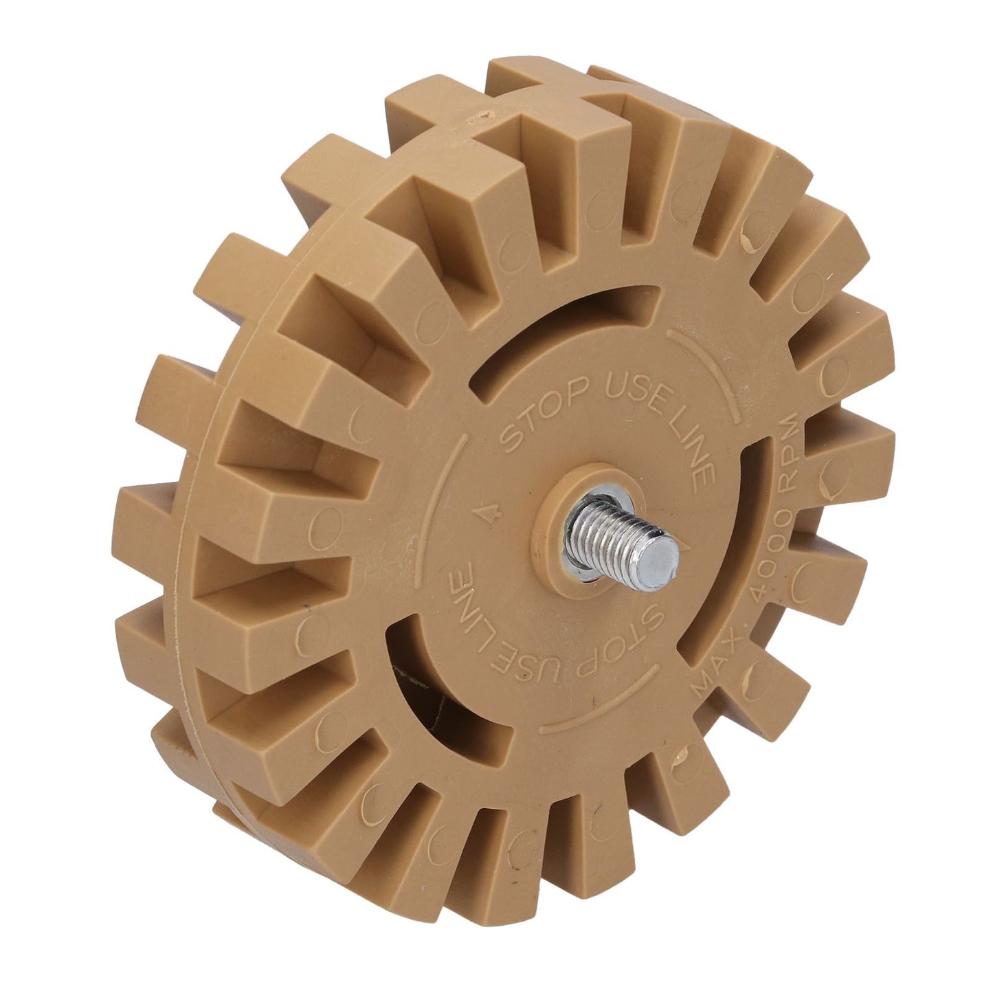 Rubber Eraser Wheel Adhesive Pinstripe Removal Tool — view 4
