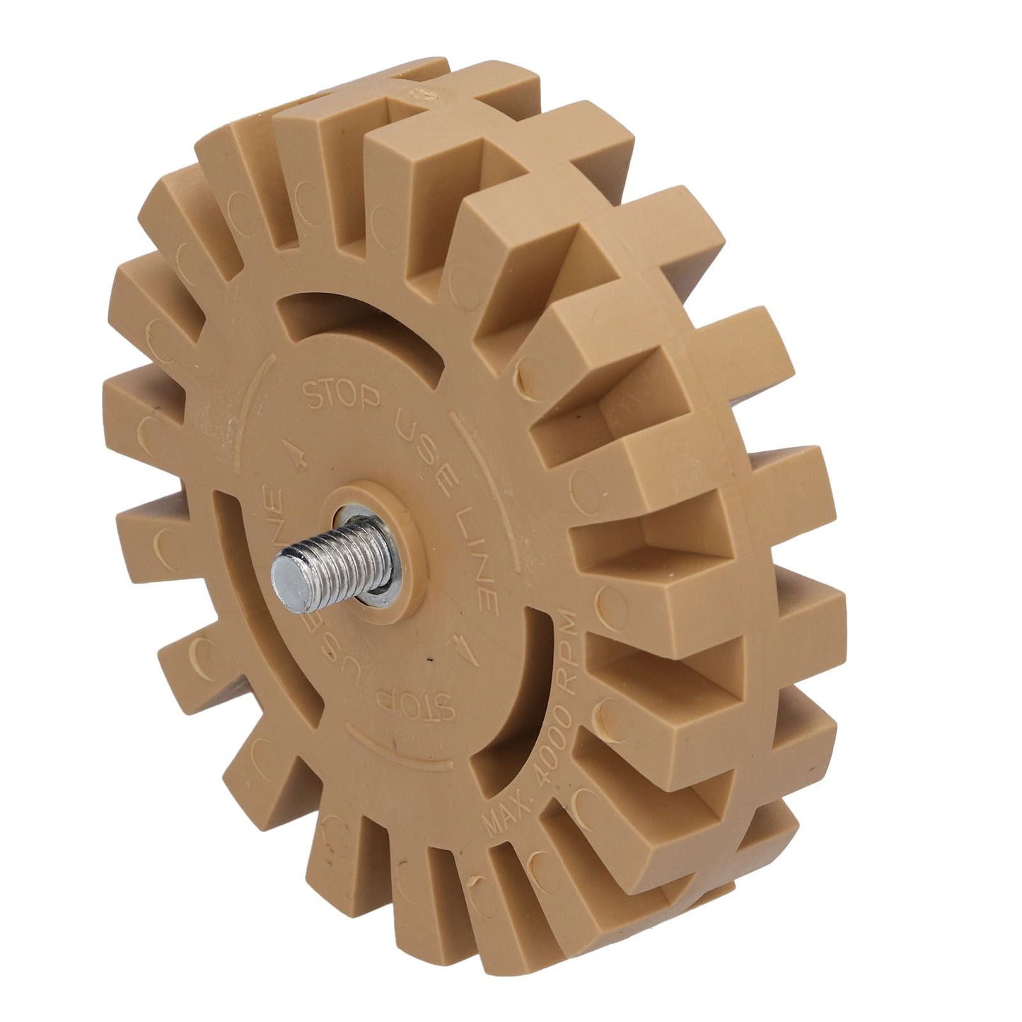 Rubber Eraser Wheel Adhesive Pinstripe Removal Tool — view 6