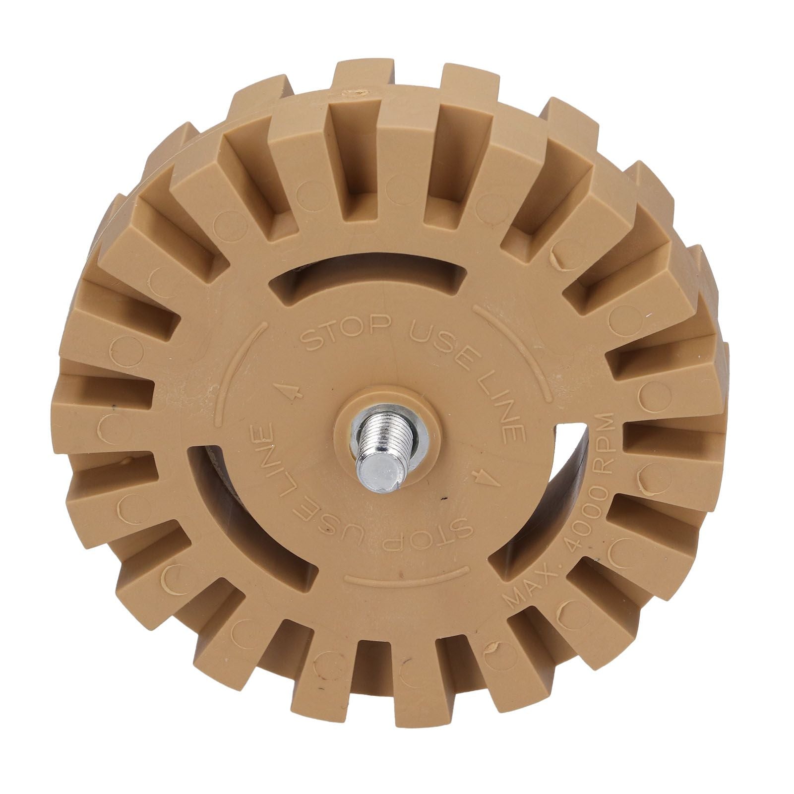 Rubber Eraser Wheel Adhesive Pinstripe Removal Tool — view 7