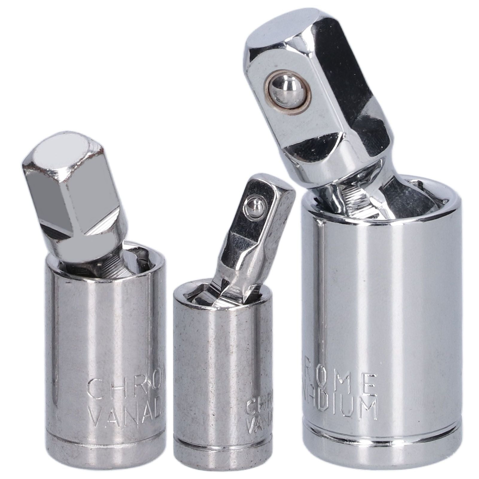 3pcs Universal Joint Socket Adapter 1/2 3/8 — view 3