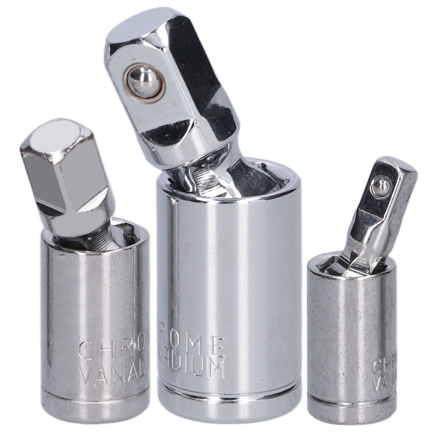 3pcs Universal Joint Socket Adapter 1/2 3/8 — view 4