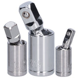 3pcs Universal Joint Socket Adapter 1/2 3/8 — view 4