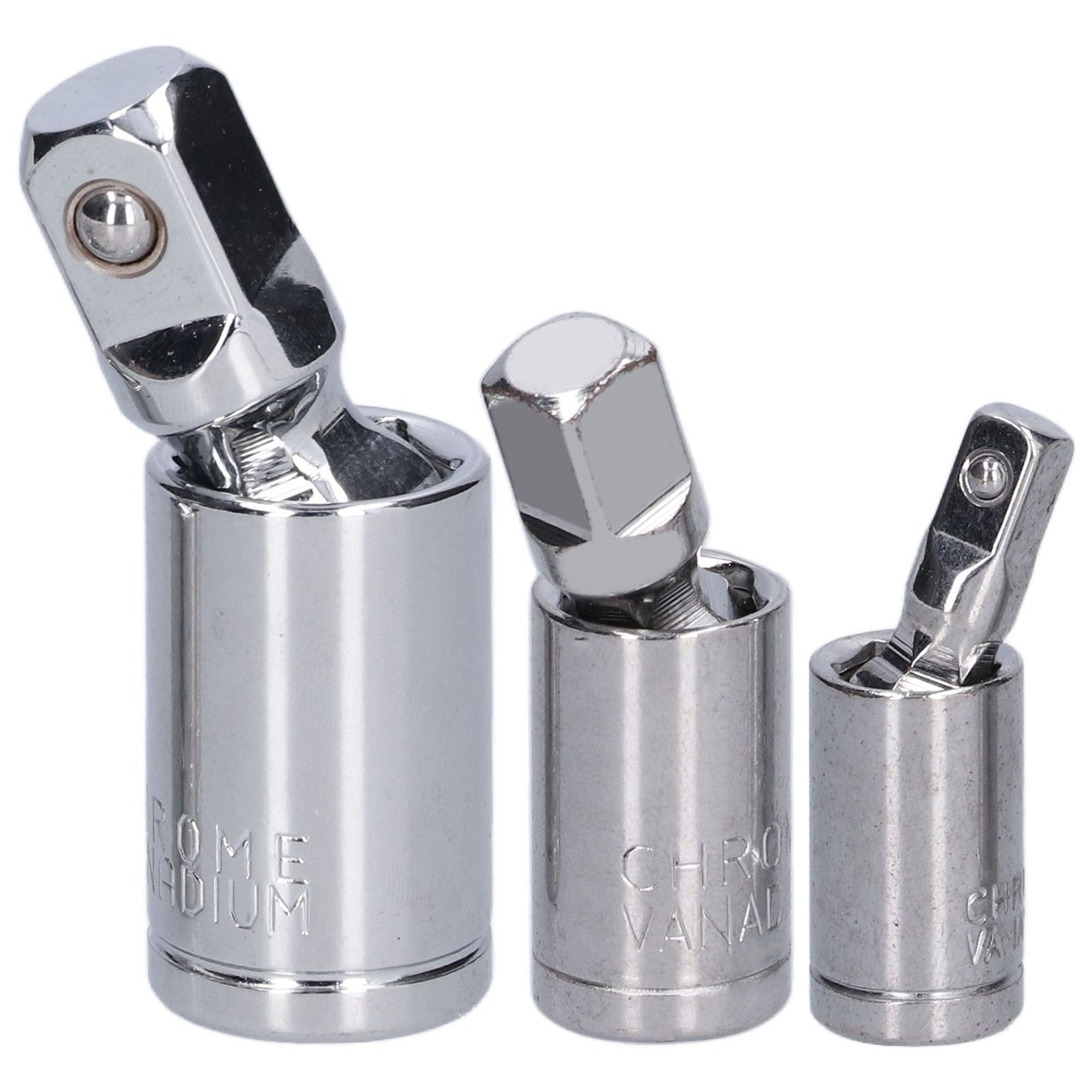 3pcs Universal Joint Socket Adapter 1/2 3/8 — view 5