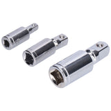 3pcs Universal Joint Socket Adapter 1/2 3/8 — view 9