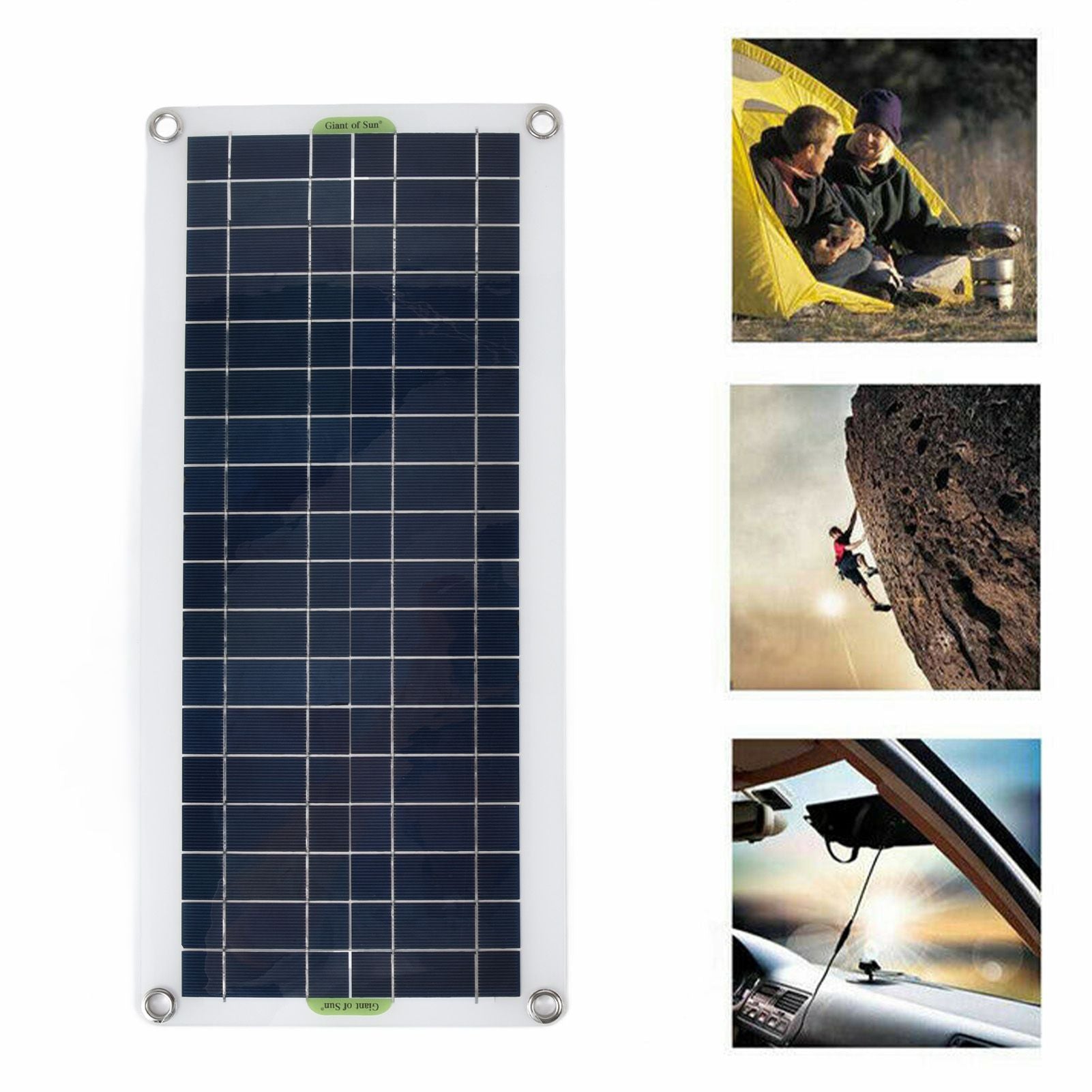 20W Solar Panel Battery Charger 21V Polysilicon — view 12