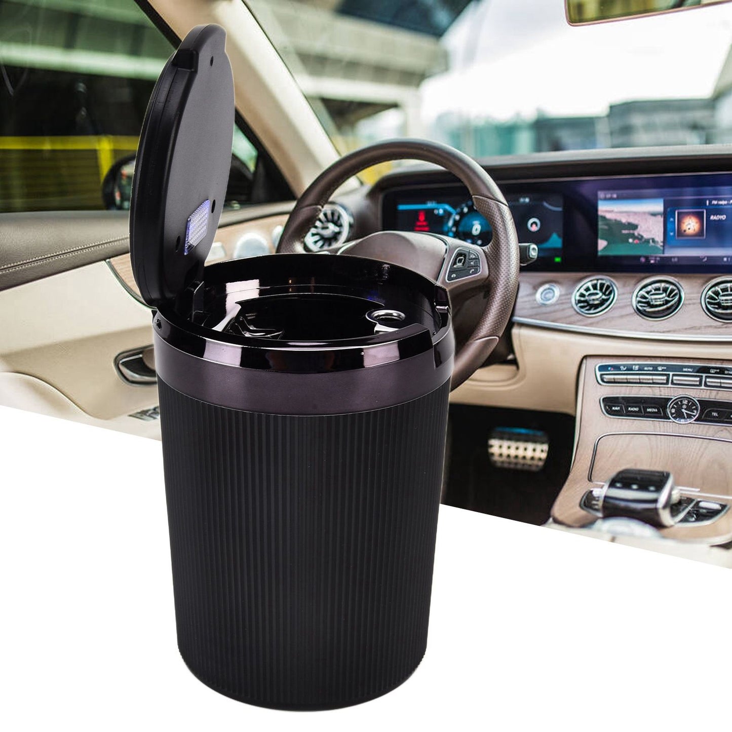 LED Car Ashtray with Lid 3W Portable — view 13