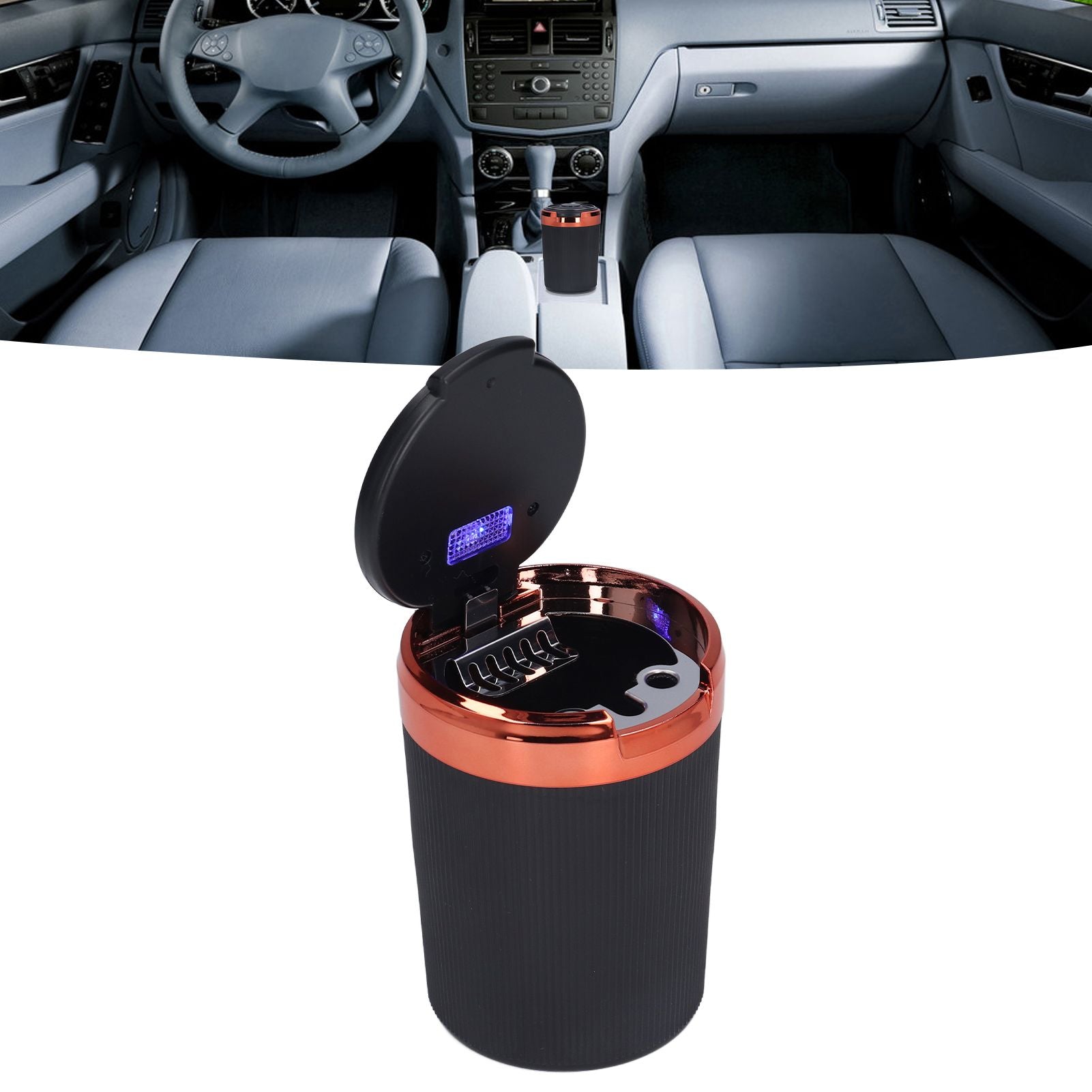 3W Luminous Car Ashtray with LED Light — view 13