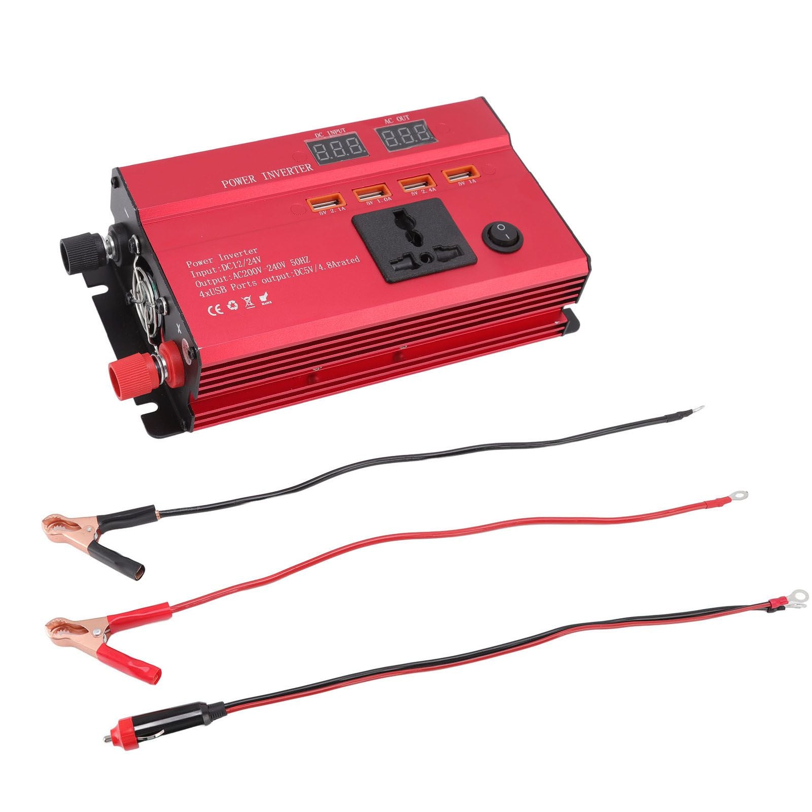 Car Power Inverter 12V 24V to 220V — view 3