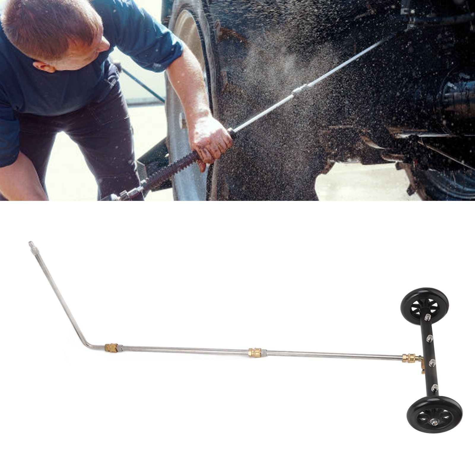 16 inch undercarriage car washer black — view 13