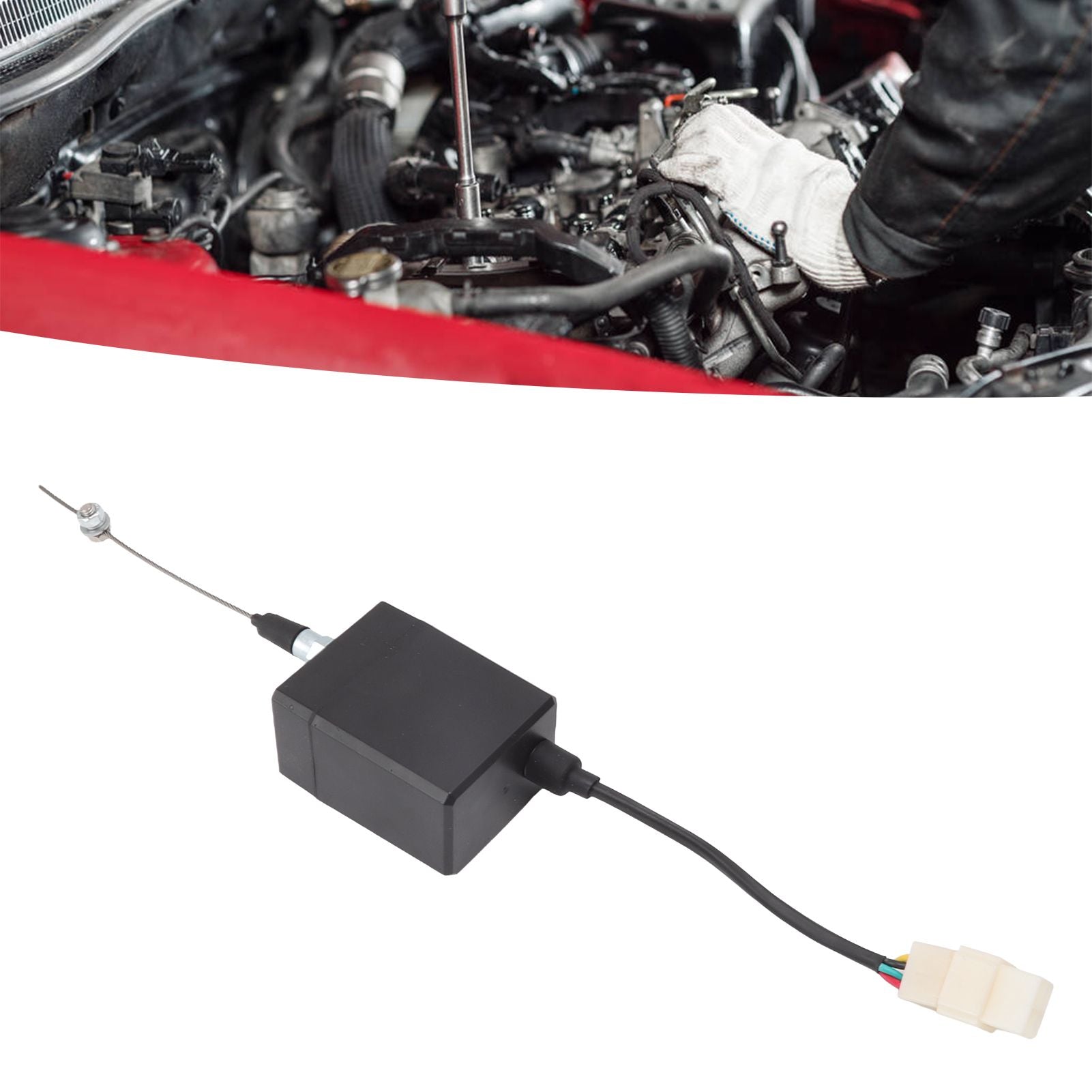12V 4-wire diesel engine stop switch — view 12