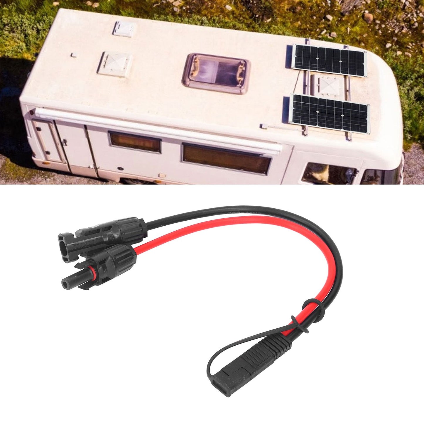 10AWG solar to SAE cable for RV 0.35m — view 12