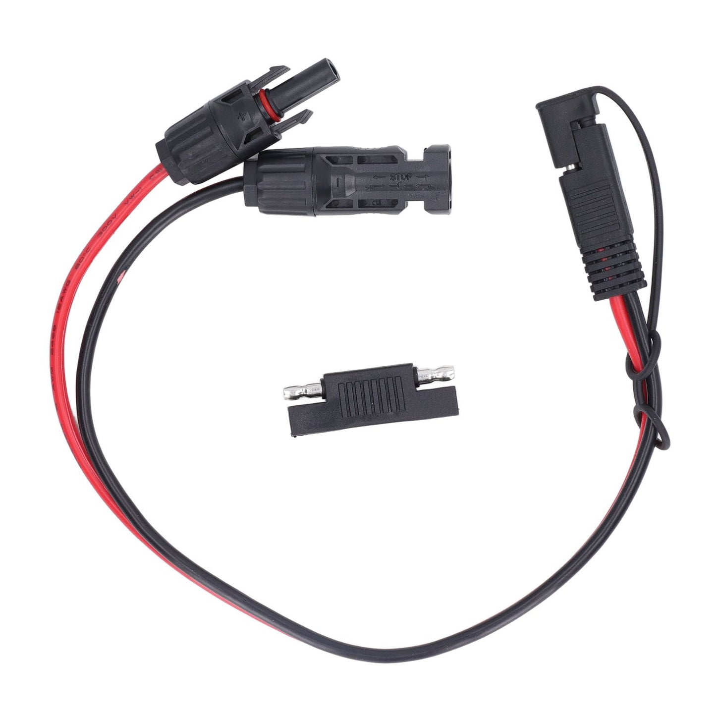 12AWG solar to SAE adapter cable — view 2