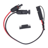 12AWG solar to SAE adapter cable — view 2