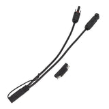 10AWG solar to SAE adapter cable 0.35m — view 10