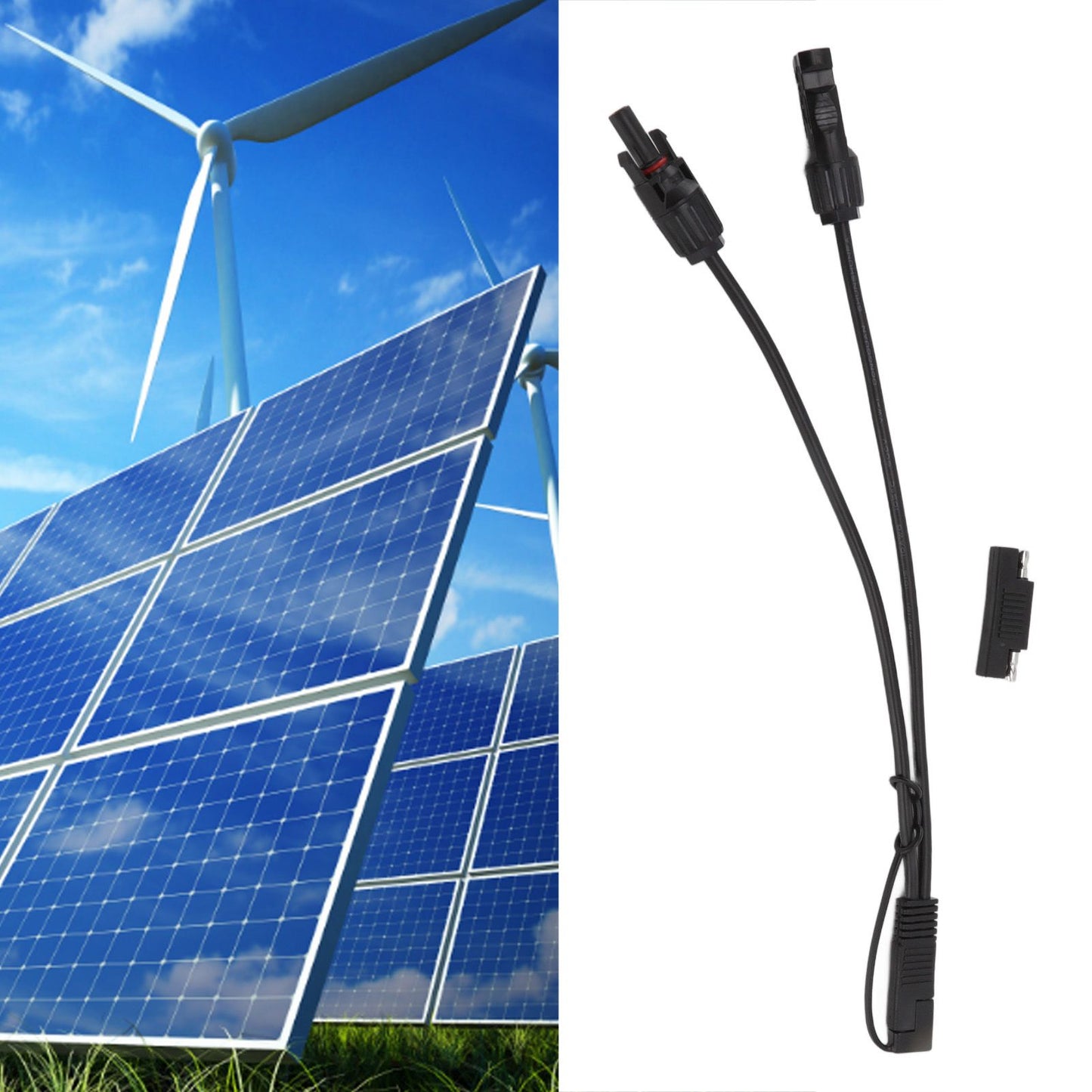 10AWG solar to SAE adapter cable 0.35m — view 13