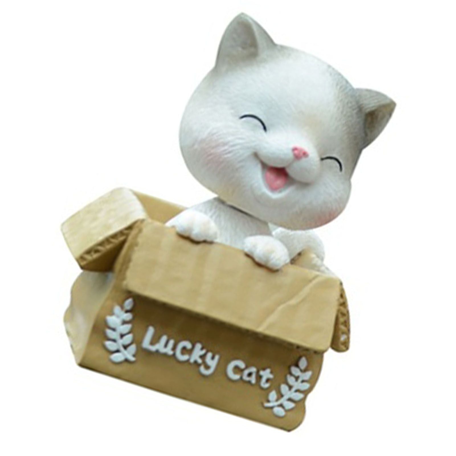 Car dashboard lucky cat ornament — view 3