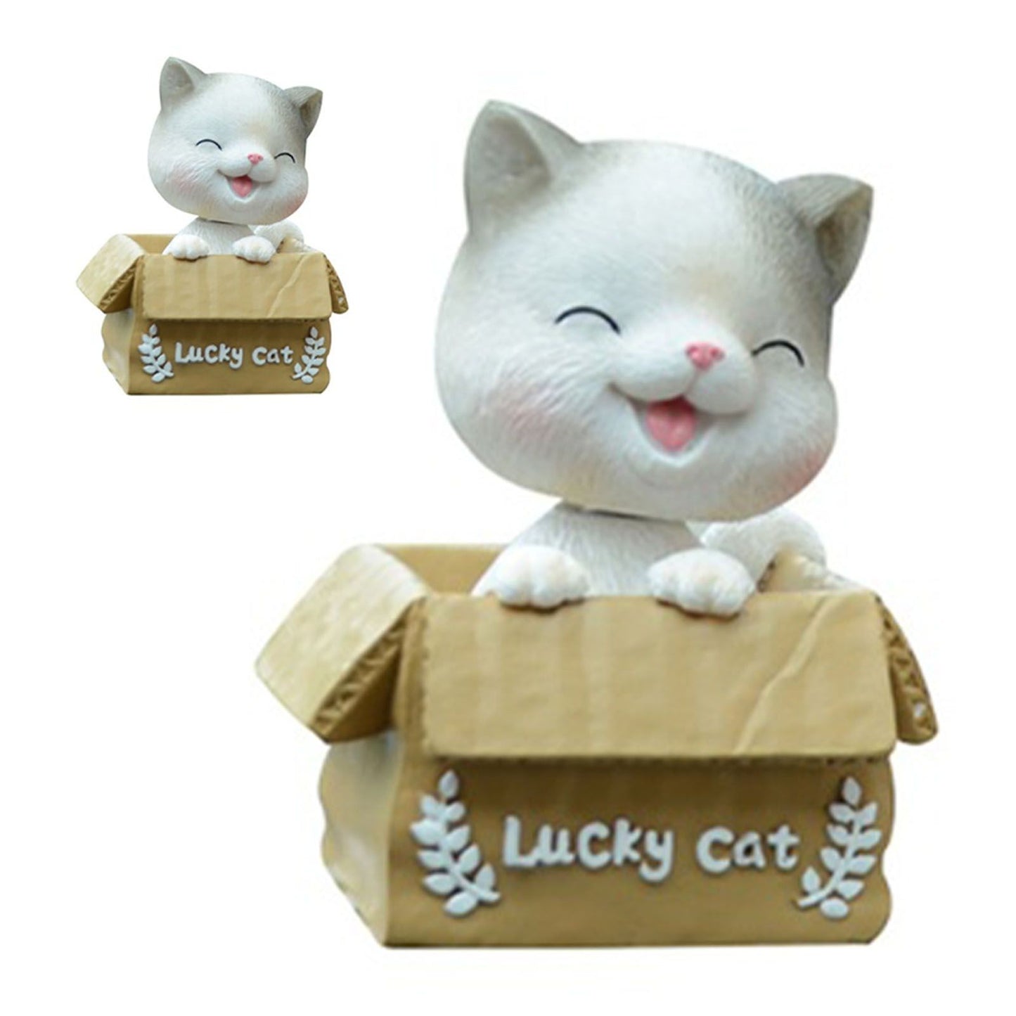 Car dashboard lucky cat ornament — view 5