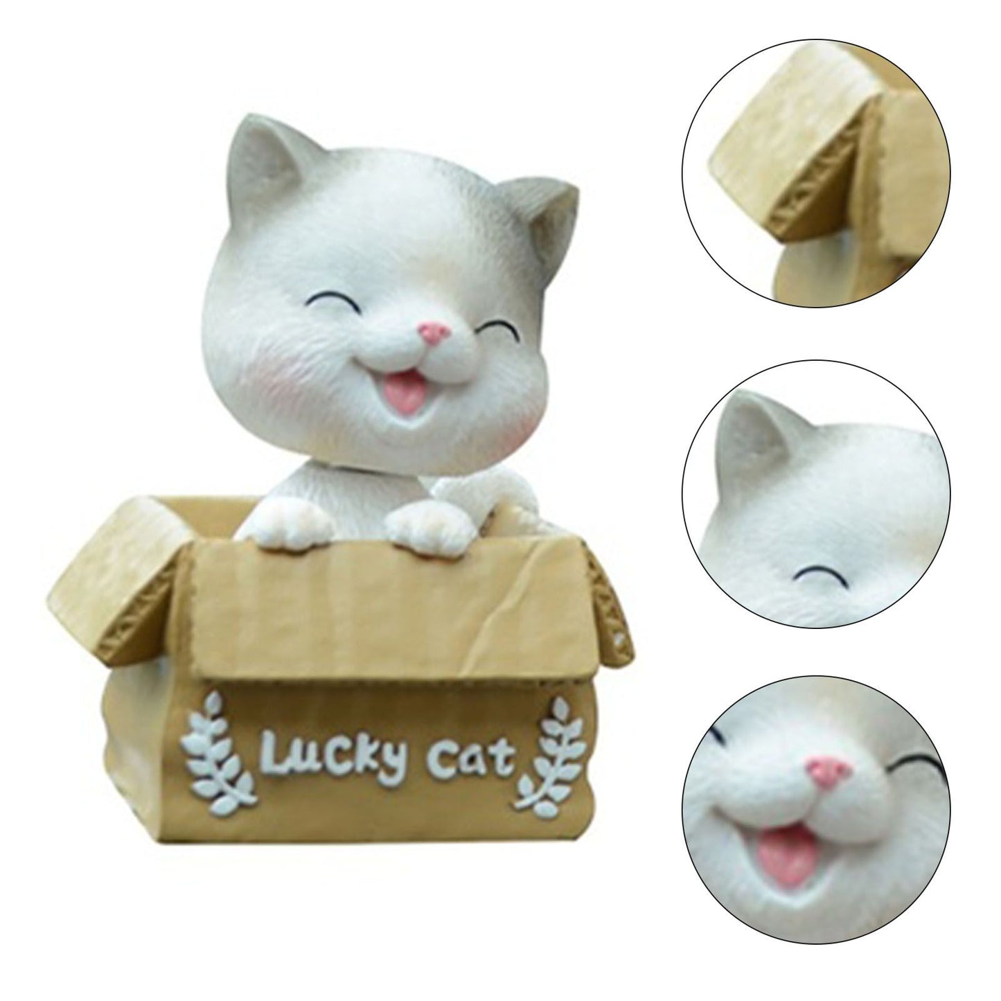 Car dashboard lucky cat ornament — view 13
