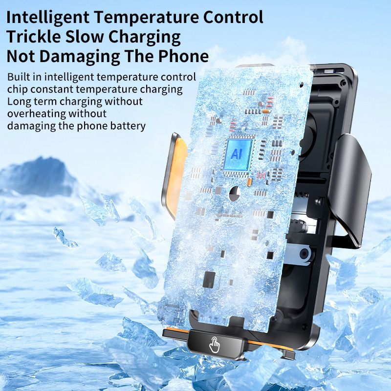 F2 auto-clamping wireless car charger 66W — view 6