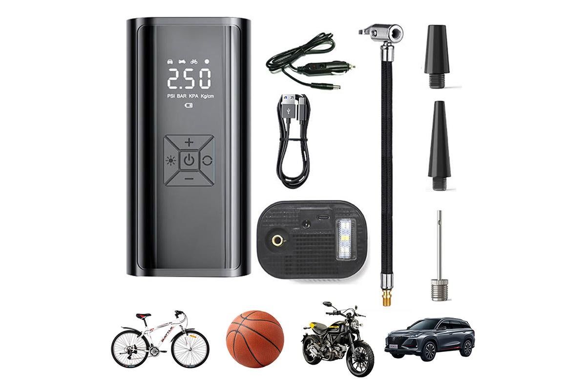 Electric Car Air Pump with Digital Display — view 3