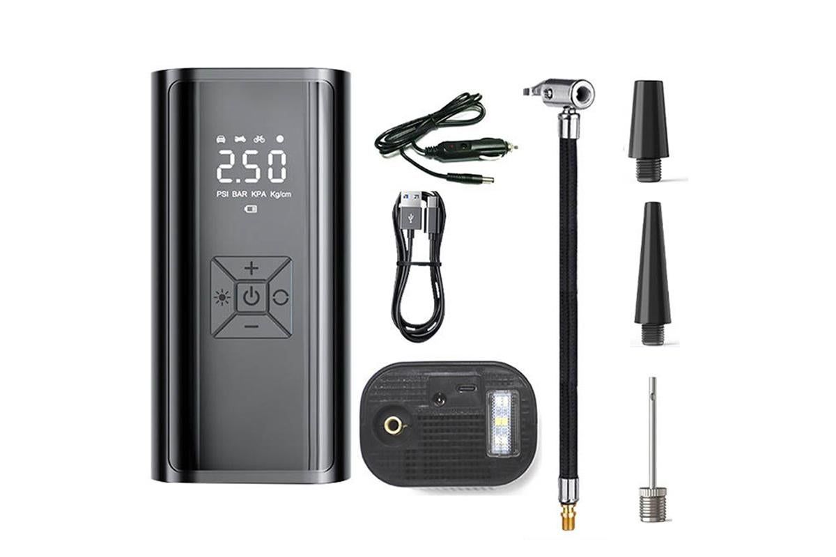 Electric Car Air Pump with Digital Display — view 4