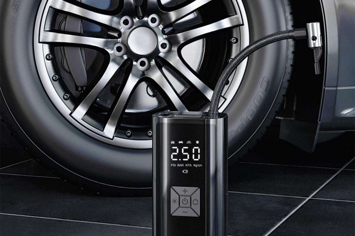 Electric Car Air Pump with Digital Display — view 5