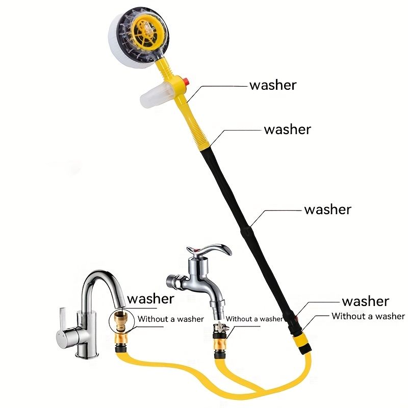 Automatic rotating car wash brush — view 4