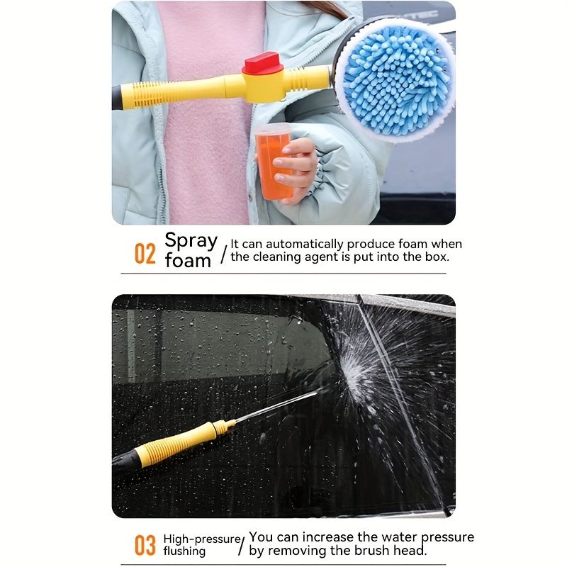 Automatic rotating car wash brush — view 6