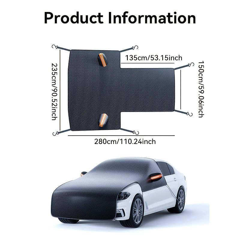 Car windscreen sun shade UV protection — view 2