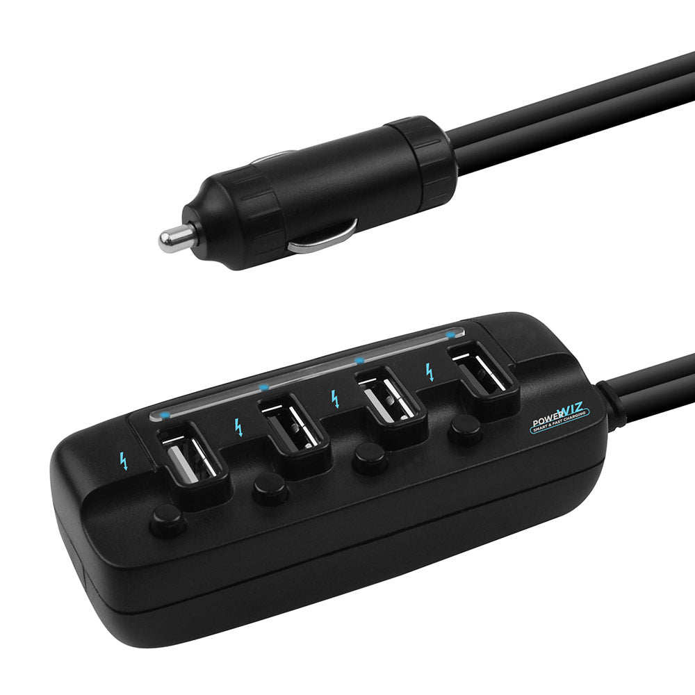 mbeat 4-Port 40W USB Car Charger — view 2