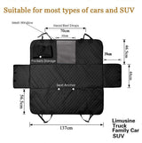 Waterproof dog seat cover with mesh — view 3
