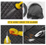 Waterproof dog seat cover with mesh — view 7