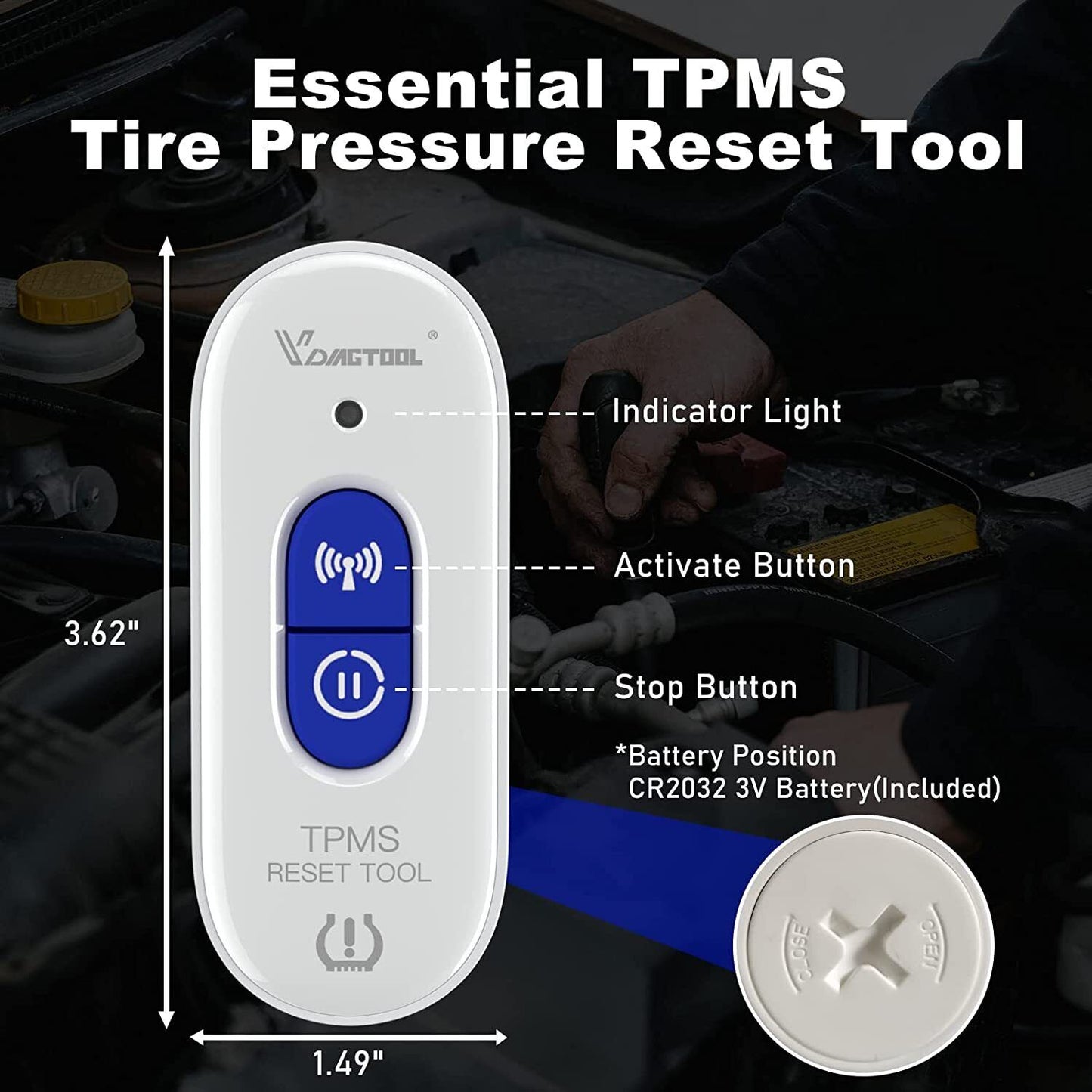 TP508 TPMS Relearn Tool for — view 5