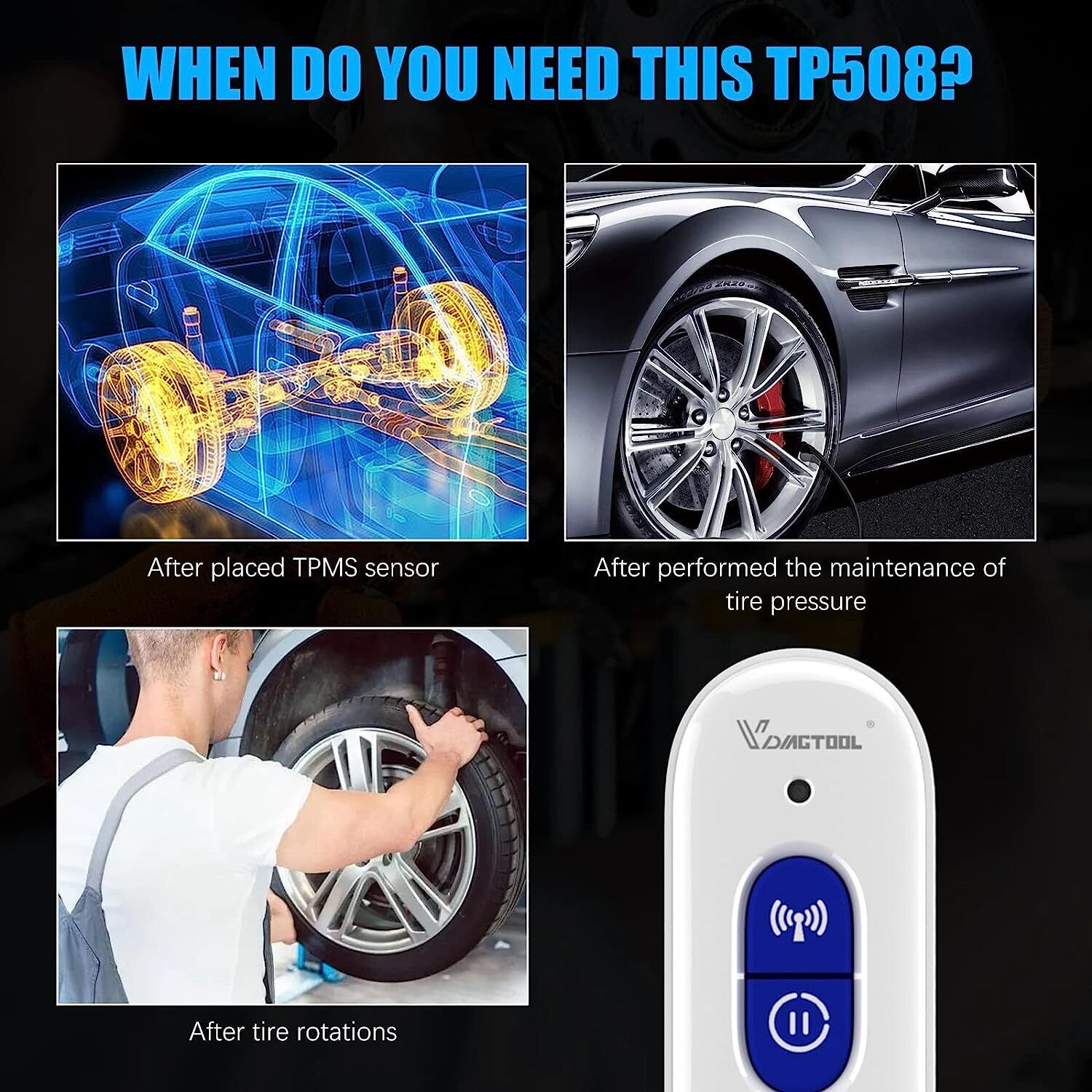 TP508 TPMS Relearn Tool for — view 8