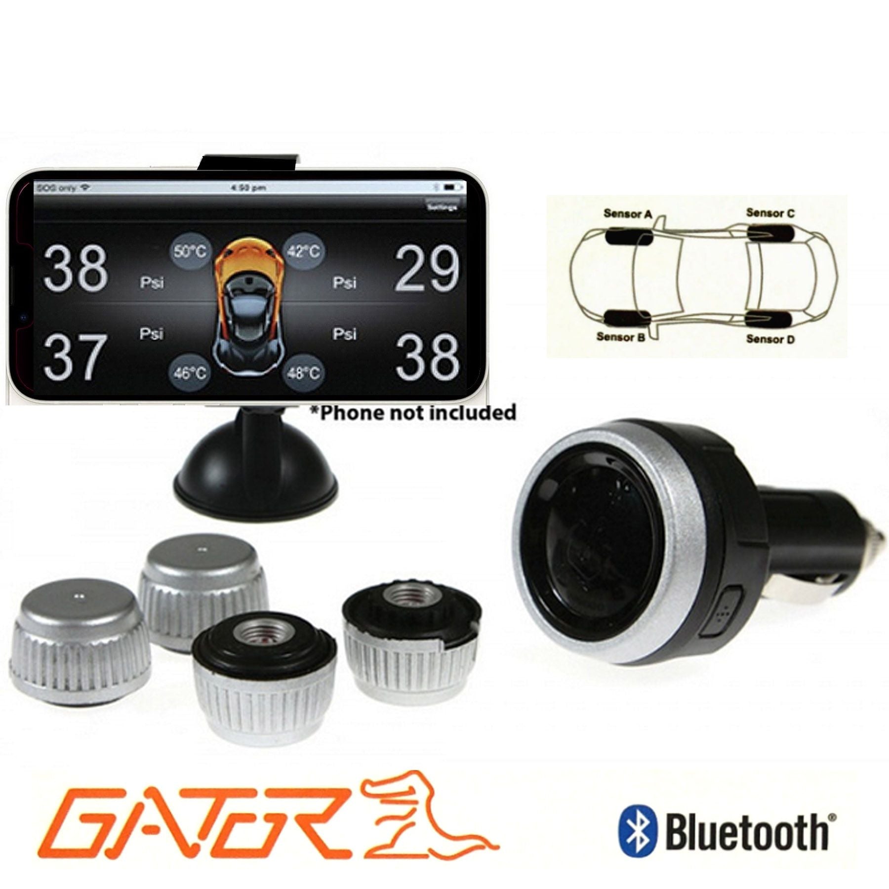 Gator Wireless Tyre Pressure Monitor — view 3