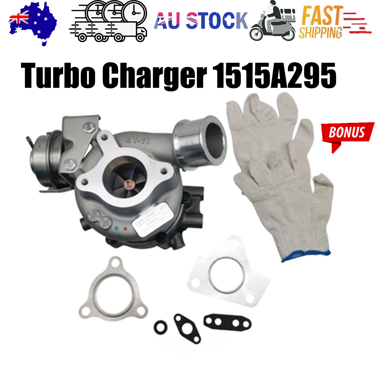 Mitsubishi Triton Pajero Sport turbo charger 1515A295 — view 3