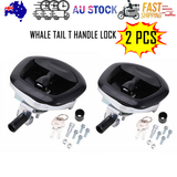 2-pack T-handle compression latch lock black — view 2