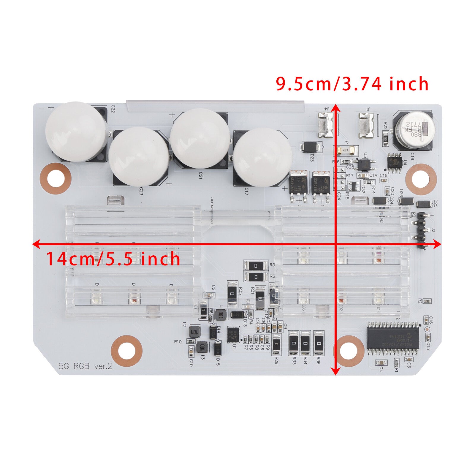 IntelliBrite 5G LED pool light engine board kit — view 5
