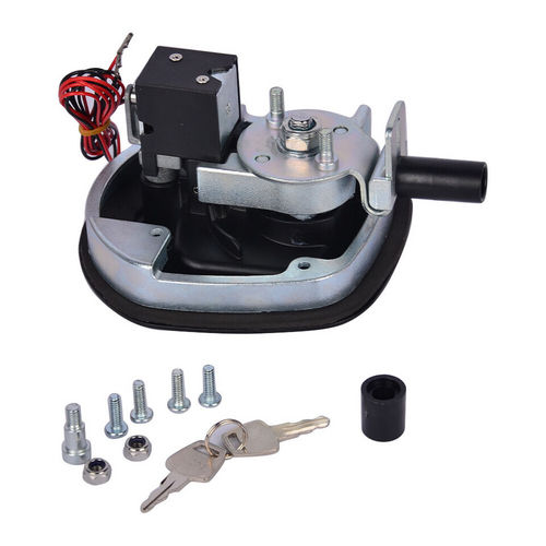 2pcs black T handle whale tail trailer lock — view 5