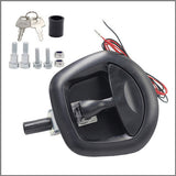 2pcs black T handle whale tail trailer lock — view 6