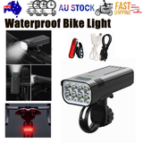 Waterproof bike light set with battery display — view 2