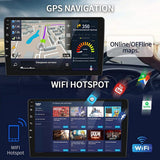 9in 2 DIN car radio with rear camera — view 4