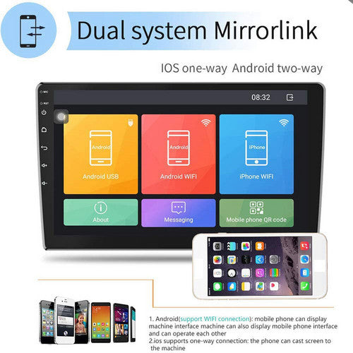 9in 2 DIN car radio with rear camera — view 6
