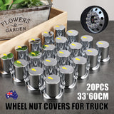 20pcs ABS wheel nut covers — view 2