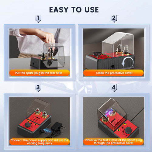 Ancel 12V Car Spark Plug Tester — view 3