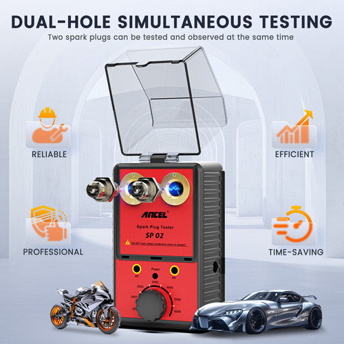 Ancel 12V Car Spark Plug Tester — view 5